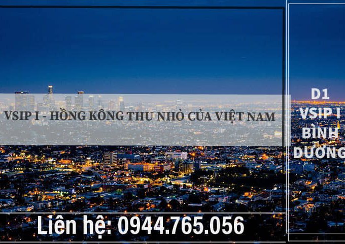 Bán nhà mặt tiền đường D1, KDC Viet Sing, Thuận An,  Bình Dương diện tích 150m2 full thổ cư  giá 4.2 Tỷ