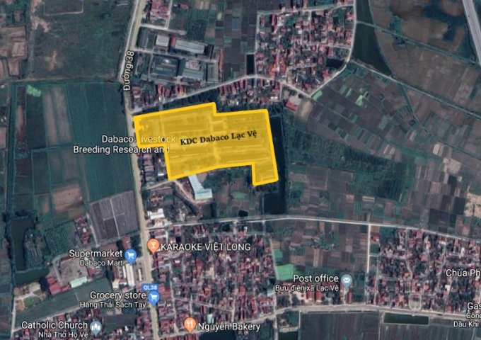 Cơ hội sở hữu đất nền phân lô ngay tại mặt đường QL38 - Phố Lạc Vệ - Tiên Du - Bắc Ninh.