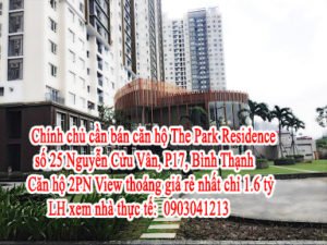 Chính chủ cần bán căn hộ The Park Residence số 25, Đường Nguyễn Hữu Thọ, Phước Kiển, Nhà Bè, Hồ Chí Minh