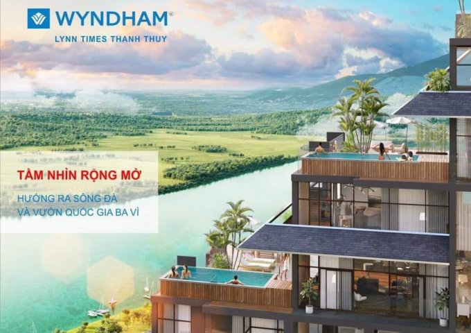 Chỉ với 800 triệu sở hữu ngay căn hộ khoáng nóng 5sao Wyndham Thanh Thuỷ, Ck đến 8.5%, giá CĐT