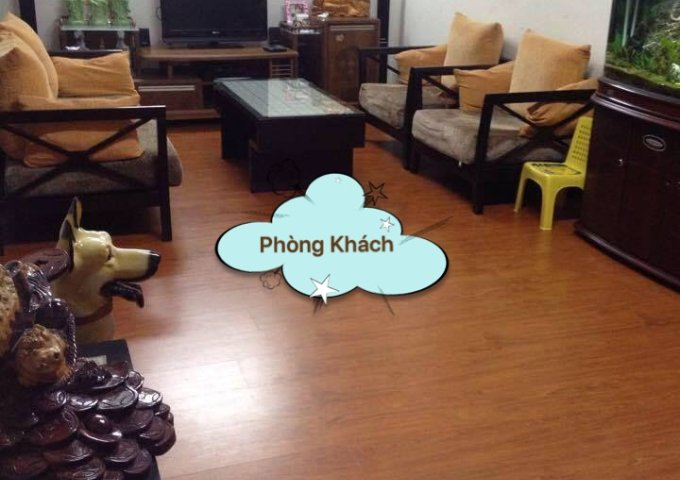 Cho thuê căn hộ 4P ngủ đầy đủ đồ tại chung cư CT6 Yên Hòa cạnh viện Huyết Học.