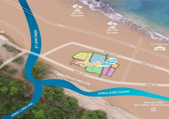Đất biển Quảng Bình-Kề dự án FLC-Sở hữu sổ đỏ-Giá chỉ từ 1TR-Sandasea Farmstay