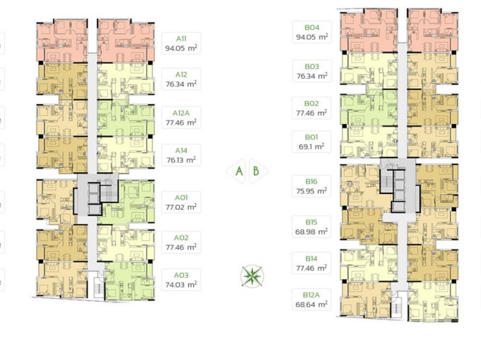 Bán căn hộ chung cư tại Quận 7 Dự án LuxGarden diện tích 61m2 giá 1.9 Tỷ