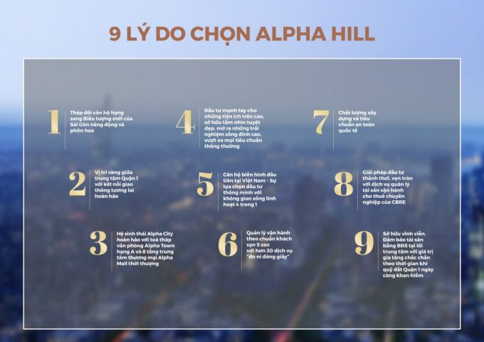 Siêu phẩm đầu tư năm 2019, Alpha hill-căn hộ biến hình đầu tiên tại VN. CK đến 10% HL: 0934853508
