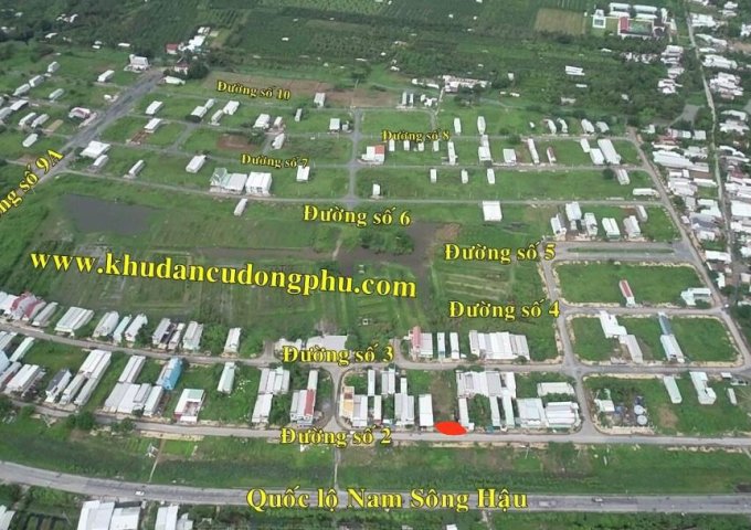 Bán Nền KDC Đông Phú E1-9 ĐS 10 Đông Phú Hậu Giang giá 670 triệu