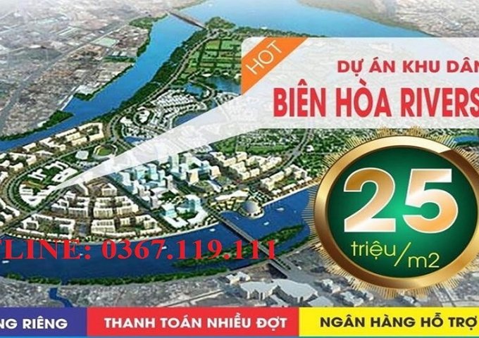Đất Hiệp Hòa, Biên Hòa chỉ 25tr/m2 hỗ trợ vay 70% quà tặng xe ô tô xe SH 150i
