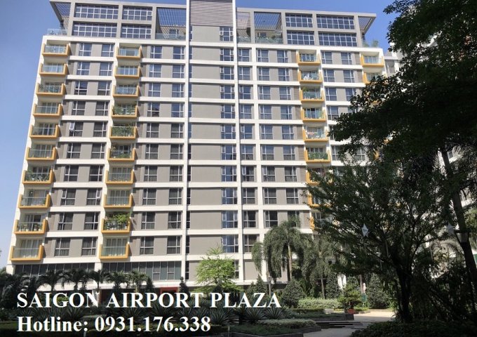 Cho thuê căn hộ Saigon Airport Plaza 2pn-95m2, đủ nội thất, 18.5tr/tháng. LH 0931.176.338