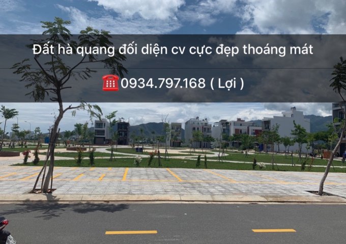 Bán Lô đất đẹp đối diện công viên, Hà Quang Khu 2, giá 36tr/m2 