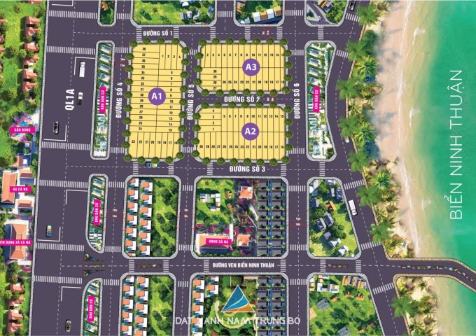Ra mắt dự án nhà phố biển cực đẹp hot nhất Ninh Thuận 2019 - Đất Biển Cà Ná. LH 0914 855 773