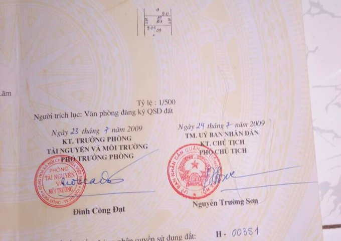 Chính chủ bán 30,5m2 đất oto vào nhà tại Phú Lãm, Hà Đông, Hà Nội.