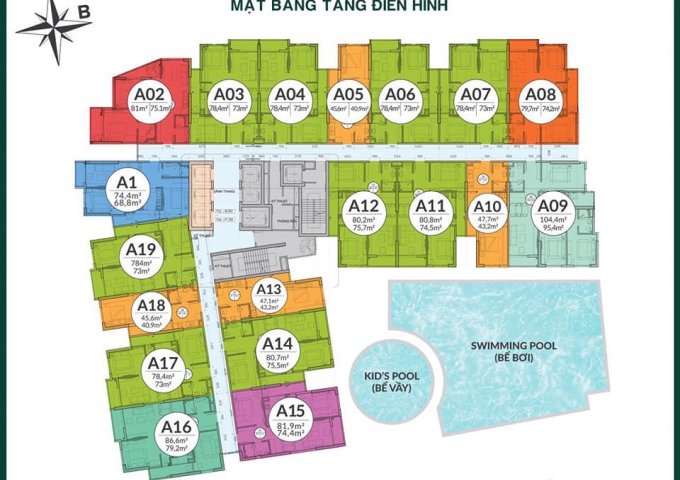 Căn hộ hạng sang trung tâm TP Bắc Ninh có cam kết lợi nhuận 30% + 0% ls ngân hàng