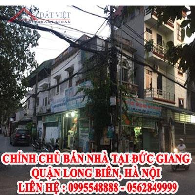Chính chủ bán nhà tại Đức Giang. Quận Long Biên, Hà Nội