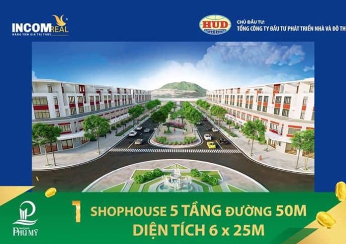Thật dễ dàng sở hữu nhà 5 tầng mặt tiền kinh doanh trung tâm thành phố Quảng Ngãi tại Dự án KĐT Phú Mỹ