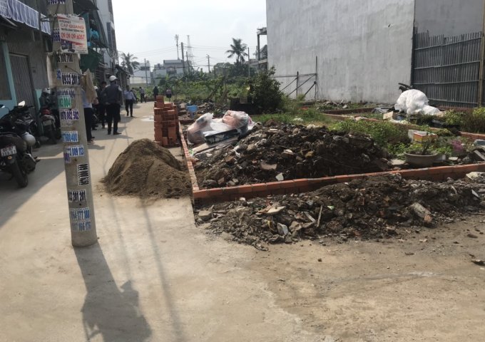 Bán lô đất 5x12m, đường 5.5m, gần ngã tư Ga, P. Thạnh Lộc, Quận 12