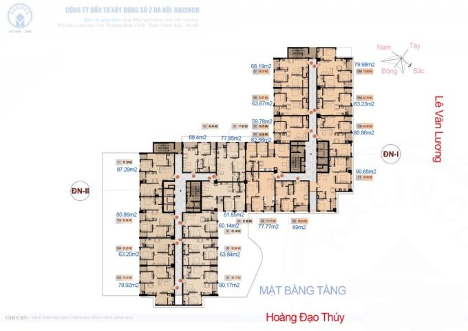 Bán căn hộ chung cư tại Dự án Hà Nội Center Point, Thanh Xuân,  Hà Nội diện tích 82m2  