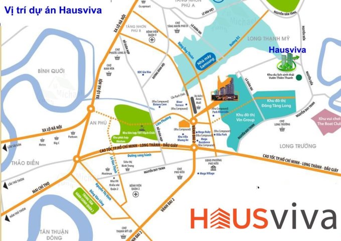 Căn hộ chung cư Hausviva chỉ 1.1 tỷ mặt tiền Lò Lu