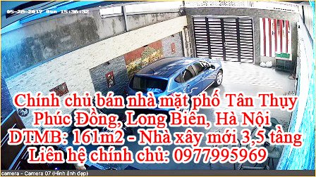Chính chủ bán nhà mặt phố Tân Thụy, Phúc Đồng, Long Biên, Hà Nội