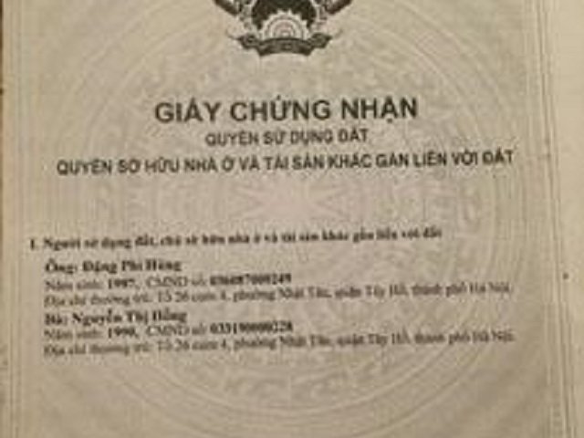 Chính Chủ Bán Đất An Dương Vương , Tây Hồ ,Hà Nội