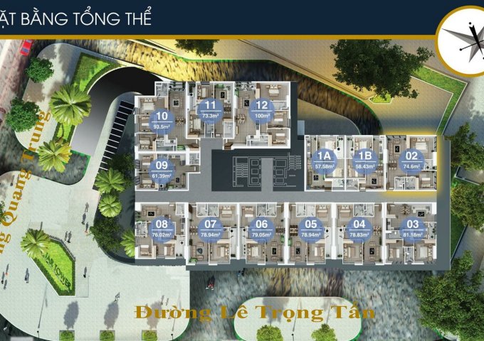 Bán căn 04, 79m2, 2PN, giá 1,4 tỷ tại chung cư Flc star tower Quang Trung, Hà Đông. Lh 0934515659
