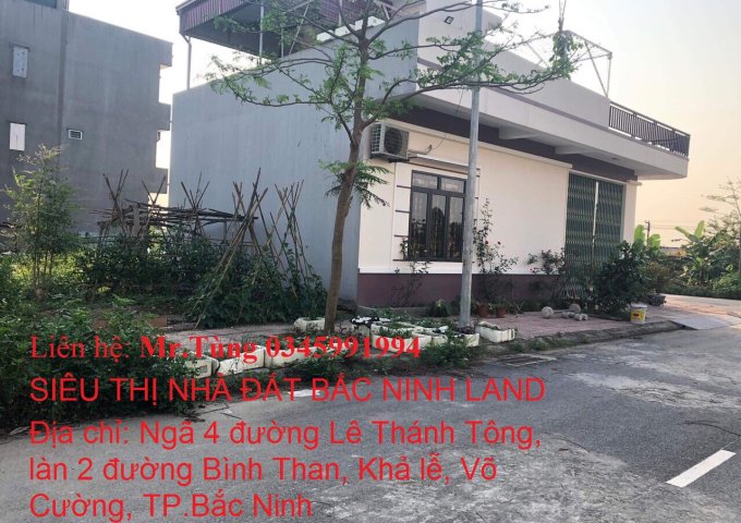 Chính chủ cần tiền bán gấp lô đất sau bệnh viện Thành An Thăng Long, TP.Bắc Ninh