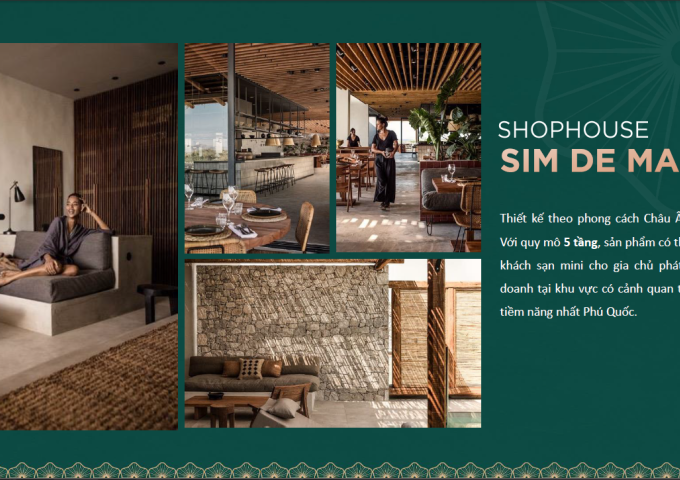 Bán đợt 1 shophouse Sim De Maison giá ưu đãi đặc biệt chỉ từ 45 triệu/m2
