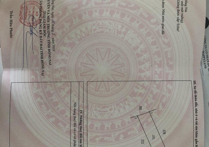 Đất nền dự án Happy Land Residence có sổ hồng riêng từng nền