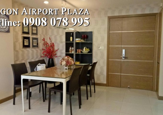 Bán căn hộ 3PN Sài Gòn Airport Plaza Q. Tân Bình_126m2, giá siêu mềm, sang HĐ thuê. Hotline PKD SSG 0908 078 995 