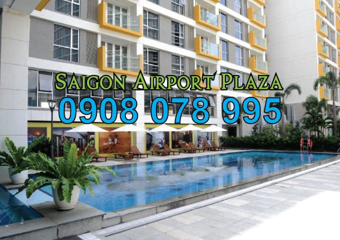 Bán gấp căn hộ 2PN,  giá chỉ 3,9 tỷ Saigon Airport Plaza Q. Tân Bình, nội thất cao cấp. Hotline PKD SSG 0908 078 995 xem nhà ngay