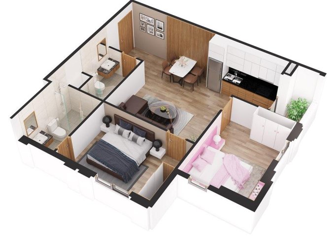 Bán căn hộ chung cư tại Dự án Eurowindow Park City, Thanh Hóa,  Thanh Hóa diện tích 62.2m2  giá 17,478 Triệu/m²