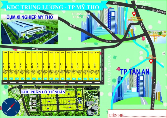 Đất đầu tư sinh lời cao giá F1 dt 5x28 gần Quảng Trường