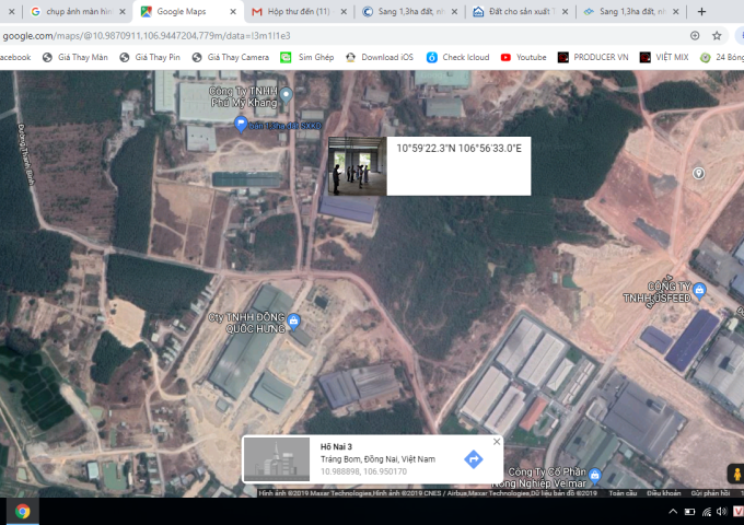 Bán nhà xưởng 13.000m2 KCN Sông Mây, Trảng Bom, Đồng Nai 45 tỷ