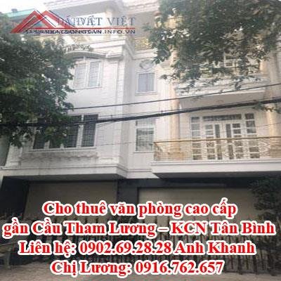 Cho thuê văn phòng cao cấp gần Cầu Tham Lương – KCN Tân Bình
