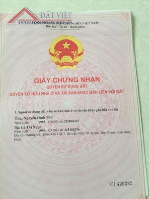 Chính chủ bán lô đất Quốc lộ 19C, Xã Phước Lộc, Huyện Tuy Phước, Bình Định