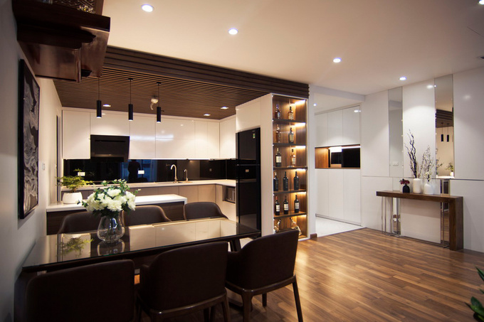 Cho thuê căn hộ 3PN-2WC, full nội thất, 95m2, giá 23 triệu tại Vinhomes Skylake - 0936388680