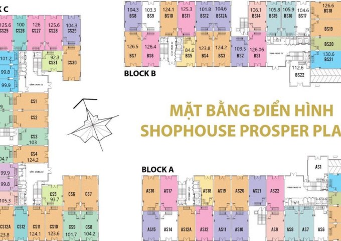 Cho thuê Shophouse Prosper Plaza đã hiện hữu, giá thuê chỉ 25 triệu/m2