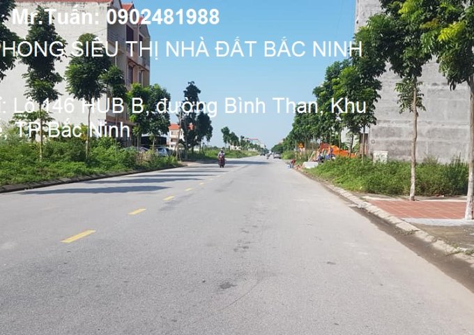  Gia đình cần tiền bán nhanh lô đất Bồ Sơn 4, Võ Cường, TP.Bắc Ninh