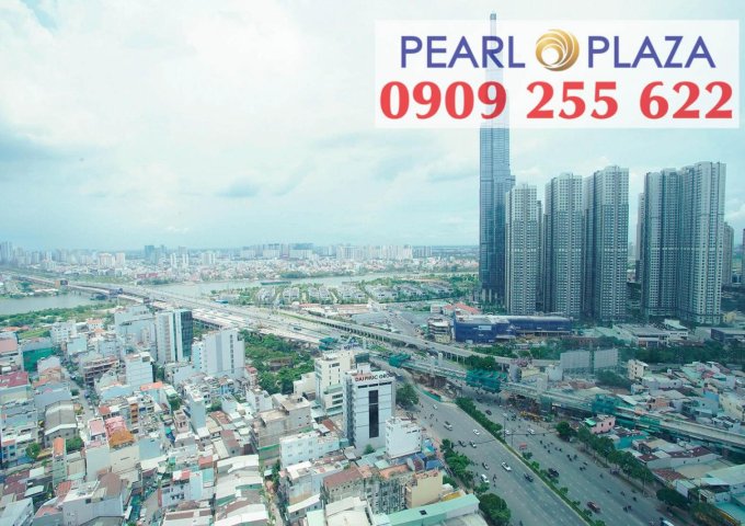 Pearl Plaza cho thuê căn hộ 1 PN 56m2, view Landmark 81. Hotline: 0909 255 622  