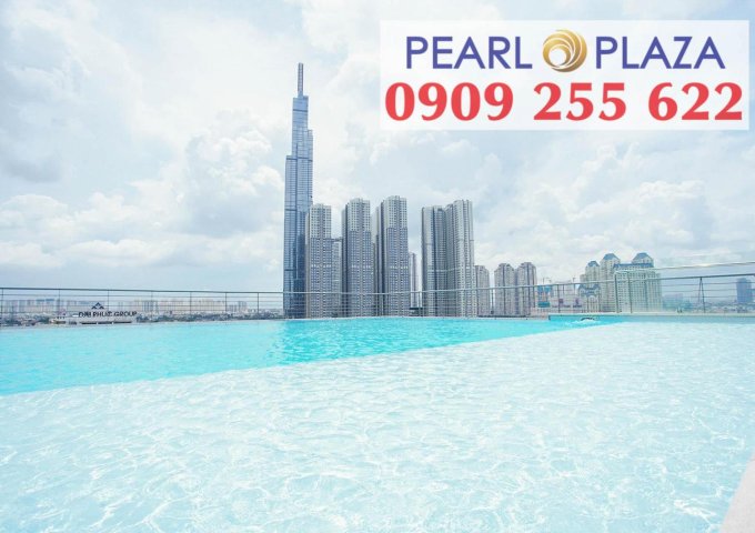 Cho Thuê căn hộ 2PN_92m2 Pearl Plaza Q.Bình Thạnh, view sông SG, Landmark 81, full nội thất. Hotline PKD 0909 255 622 Xem Nhà Ngay