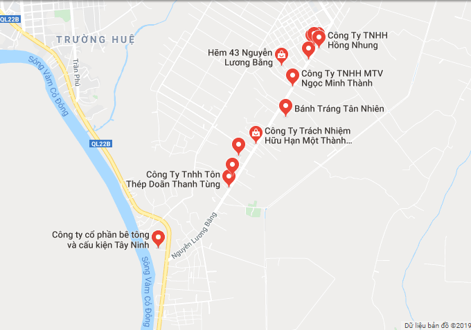 Đất 10mx49m mặt tiền nhựa 30m, 230 triệu/m ngang, Nguyễn Lương Bằng, Tây Ninh