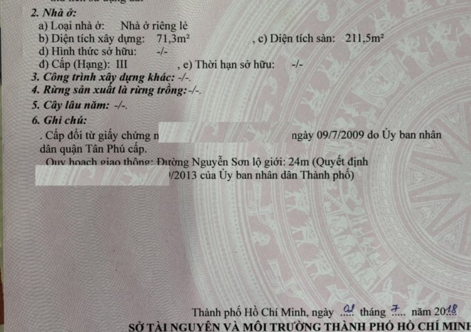 Bán MTKD Nguyễn Sơn, khúc sung – sầm uất, 2.5 tấm, 3.7*21m, 10.6 Tỷ
