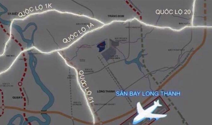 Đất nền TT Long Thành, phía sau Công Viên 3A, giá 15triệu/m2, DT 100m2,thổ 100%.