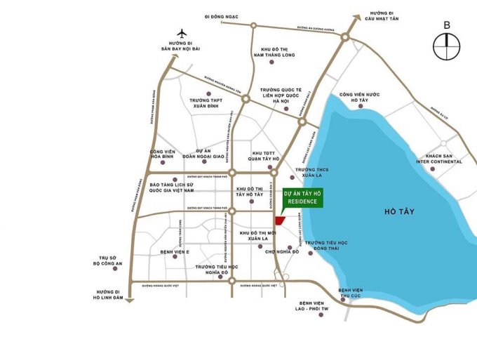 Sở hữu căn 3PN, 95m2, chỉ từ 3.6 tỷ dự án Tây Hồ Residence, full nội thất, cách Hồ Tây 300m