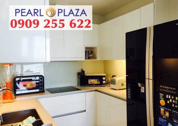 Cho thuê căn hộ 3PN Pearl Plaza Q.Bình Thạnh có diện tích 123m2, tầng cao, full nội thất. Hotline PKD 0909 255 622 Xem Nhà Ngay