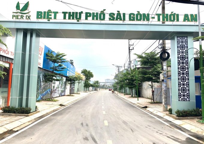 Biệt thự phố Sài Gòn - Thới An, MT Quốc Lộ 1A, đối diện UBND Quận 12