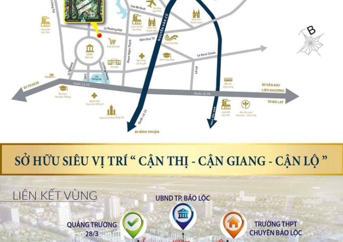 Trung tâm TP Bảo Lộc, Lâm Đồng chỉ 530 triệu có 92m2 . LH: 0979 422 907 - 0979.422.907