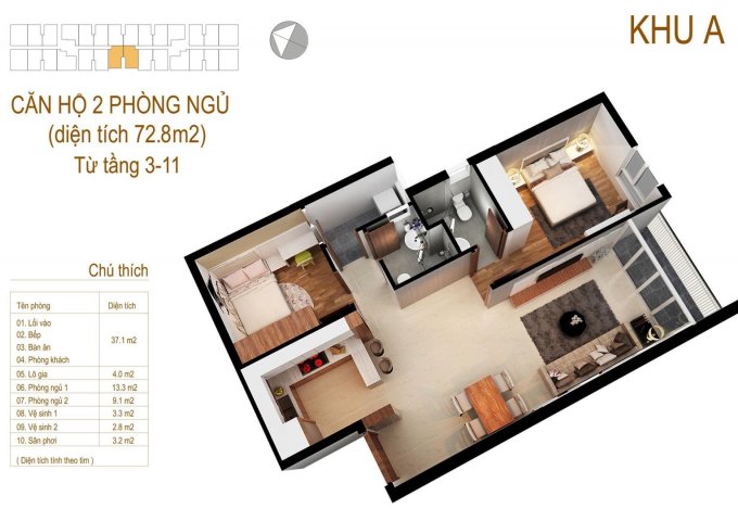 Cho thuê căn hộ 2PN - full nội thất, view Sông, hướng mát Opal Riversidep. LH 0917 999 515