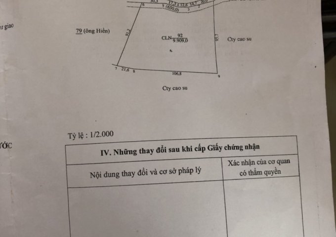 Bán đất vườn tại Ấp 4, xã Lộc Tấn, Huyện Lộc Ninh, Tỉnh Bình Phước