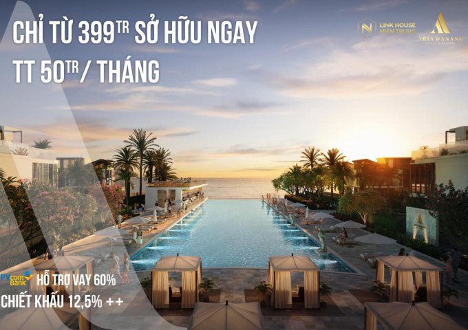 Bán căn hộ 5 sao ARIA ĐÀ NẴNG HOTEL & RESORT, Đường Võ Nguyên Giáp, giá 55 Triệu/m²