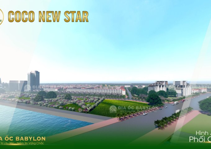 Mở bán đất nền dự án Coco New Star view sông, đường 7m5, giá cực sốc
