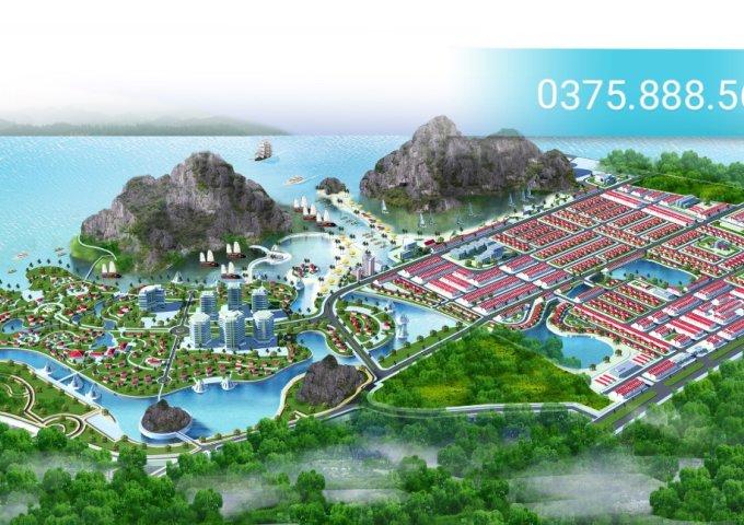 CĐT mở bán Dự án đất nền SANTOSA lớn nhẩt Cẩm Phả, Quảng Ninh view biển 0375.888.567